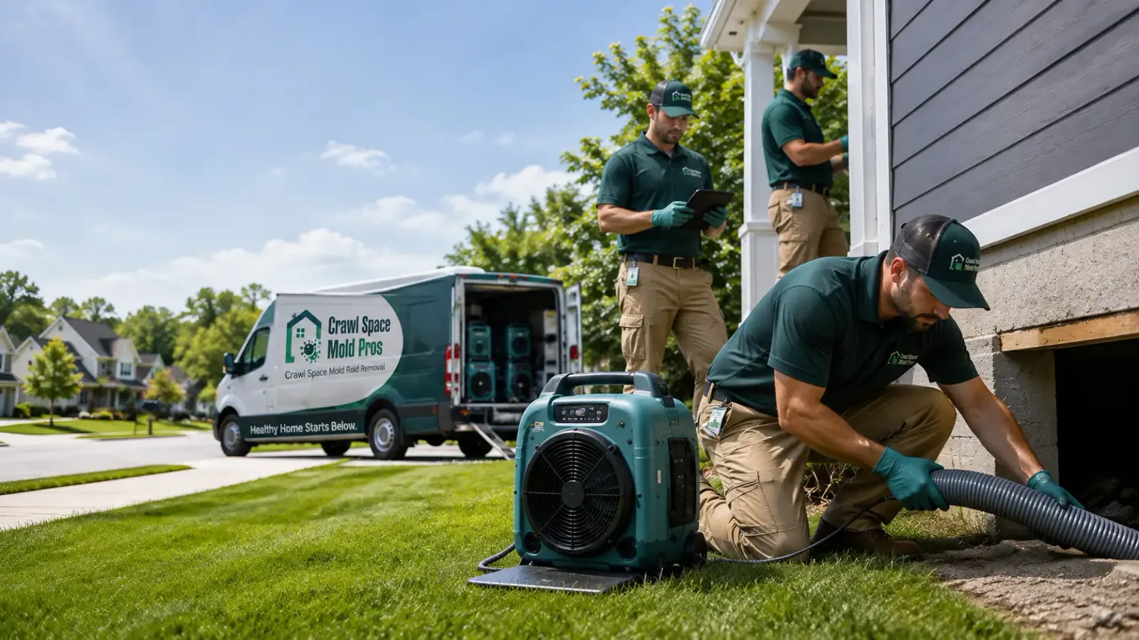 Crawl Space Mold Removal in Wallace, KS